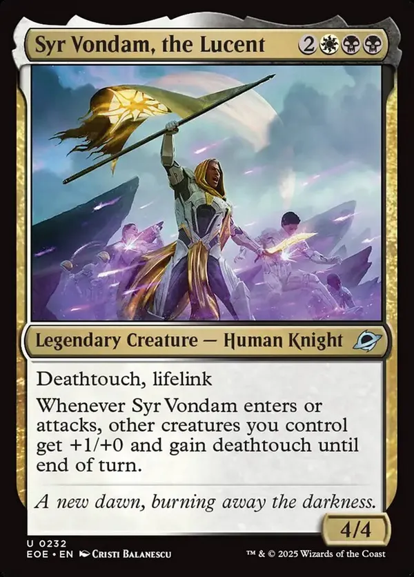 Syr Vondam, the Lucent (Foil)