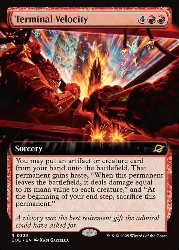 Terminal Velocity (Extended Art) (Foil)