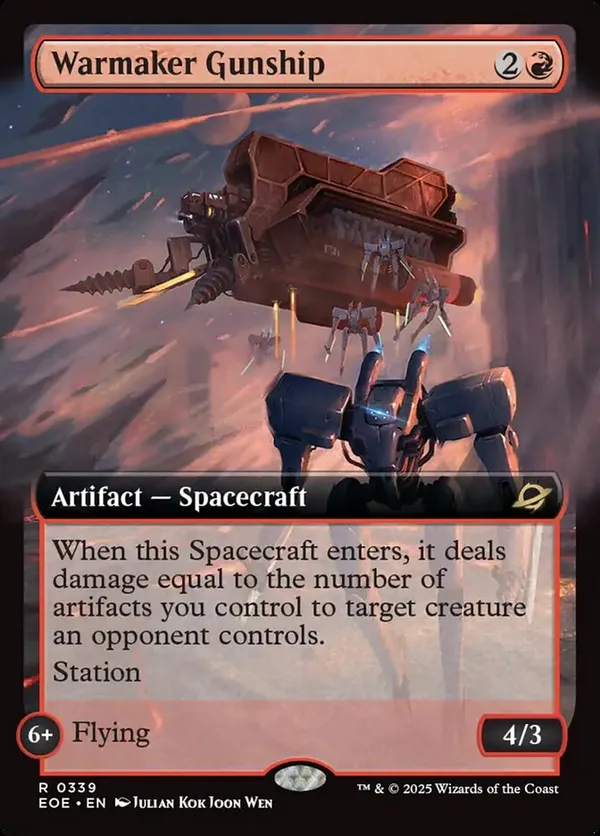 Warmaker Gunship (Extended Art) (Foil)