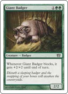 Giant Badger (Foil)