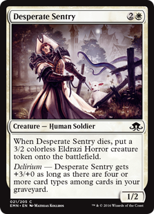 Desperate Sentry (Foil)