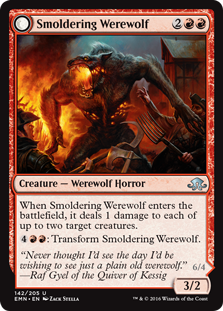 Smoldering Werewolf (Foil)
