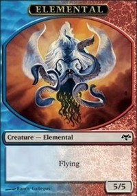 Token - Elemental Blue/Red 5/5 (Eventide)
