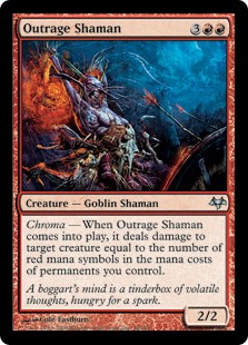 Outrage Shaman (Foil) Outrage Shaman (Foil)