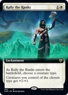Rally the Ranks (Extended Art Foil) Rally the Ranks (Extended Art Foil)