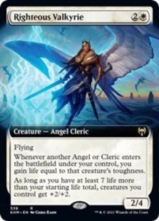Righteous Valkyrie (Extended Art Foil) Righteous Valkyrie (Extended Art Foil)