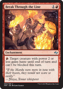 Break Through the Line (Foil)