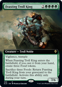 Feasting Troll King (Extended Art Foil)