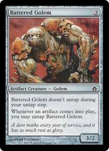 Battered Golem (Foil)