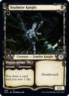 Foulmire Knight // Profane Insight (Showcase Foil)