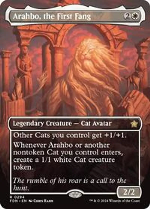 Arahbo, the First Fang (Borderless) (Foil)