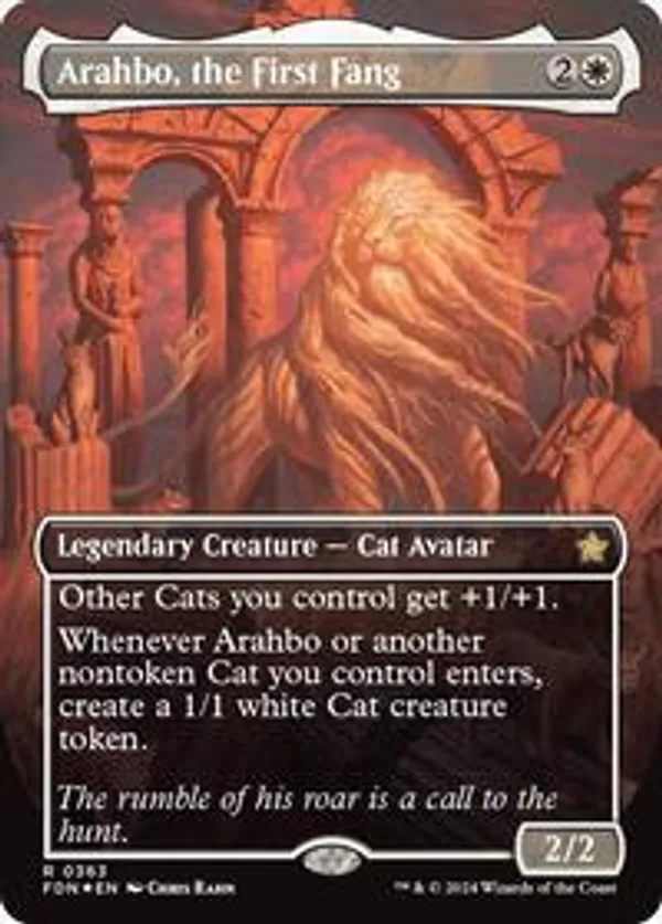 Arahbo, the First Fang (Borderless) (Mana Foil) (Foil)