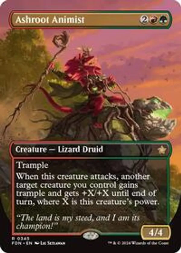 Ashroot Animist (Borderless) (Foil)