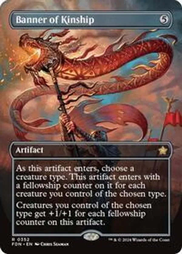 Banner of Kinship (Borderless) (Foil)