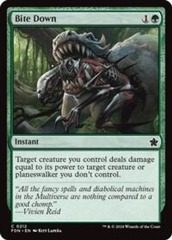 Bite Down (Foil)