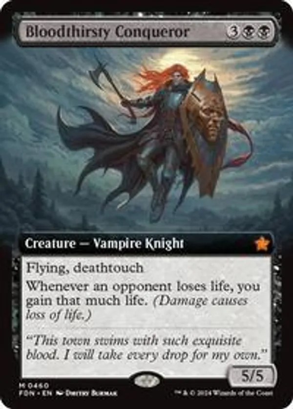 Bloodthirsty Conqueror (Extended Art) (Foil)