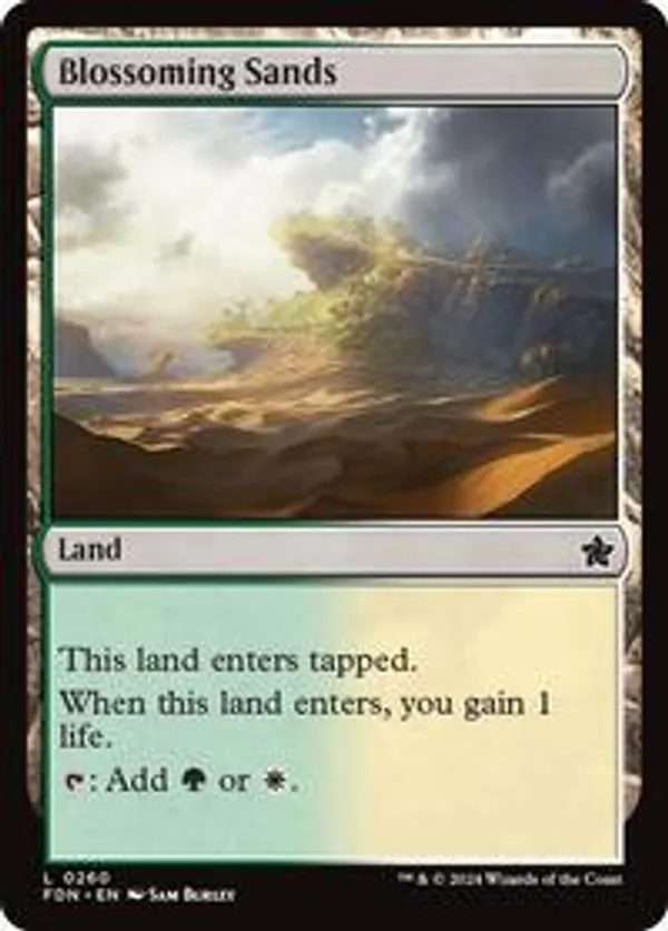 Blossoming Sands (Foil)