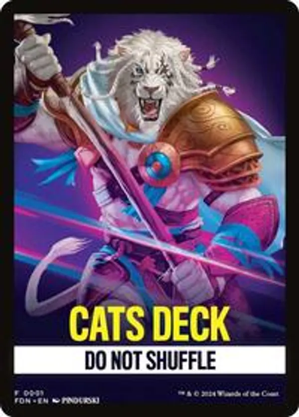 Cats Deck Theme Card