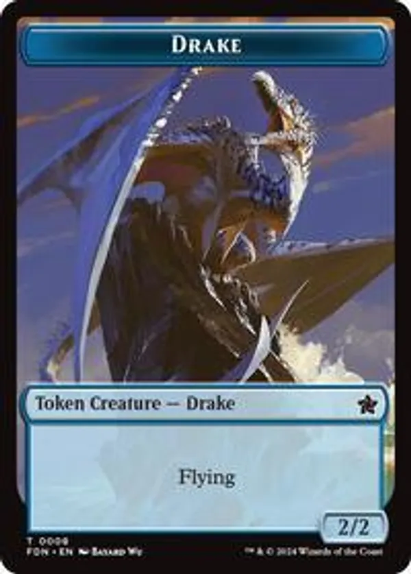 Drake // Goblin Doubled-Sided Token