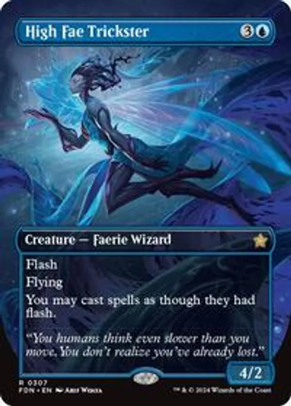 High Fae Trickster (Borderless) (Foil)