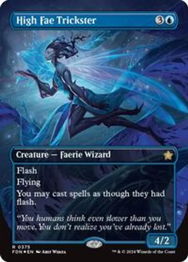 High Fae Trickster (Borderless) (Mana Foil) (Foil)