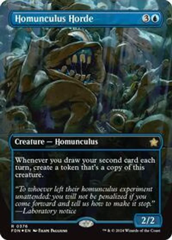 Homunculus Horde (Borderless) (Mana Foil) (Foil)