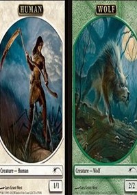 Human/Wolf Token
