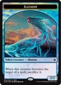 Illusion // Saproling Double-sided Token