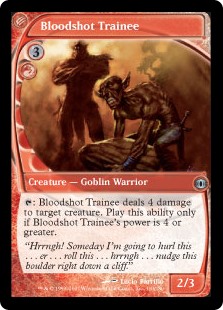 Bloodshot Trainee (Foil)