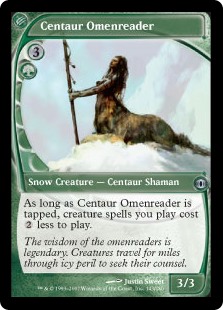 Centaur Omenreader (Foil)