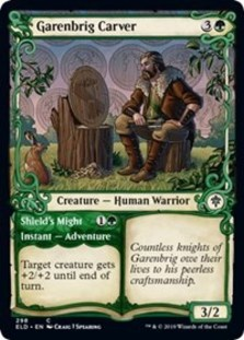 Garenbrig Carver // Shield's Might (Showcase Foil)