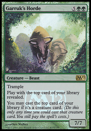 Garruk's Horde - Magic 2012 Launch Party Promo