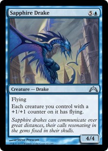 Sapphire Drake (Foil) Sapphire Drake (Foil)