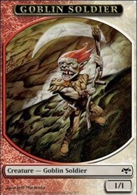Token - Goblin Soldier White/Red 1/1 (Eventide)