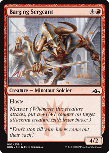 Barging Sergeant (Foil)