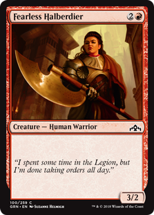Fearless Halberdier (Foil)