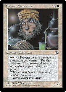 Samite Alchemist (Close up) Samite Alchemist (Close up)