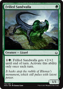 Frilled Sandwalla (Foil) Frilled Sandwalla (Foil)