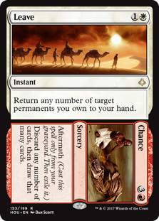 Leave // Chance (Foil) Leave // Chance (Foil)