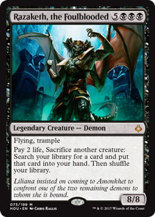 Razaketh, the Foulblooded (Foil)