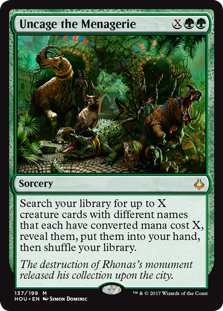 Uncage the Menagerie (Foil)