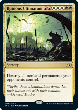 Ruinous Ultimatum Ruinous Ultimatum