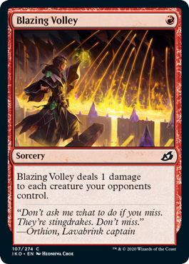 Blazing Volley (Foil)