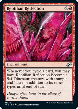 Reptilian Reflection (Foil)