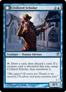 Civilized Scholar // Homicidal Brute (Foil)