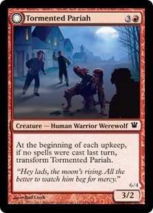 Tormented Pariah // Rampaging Werewolf