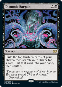Demonic Bargain (Foil)
