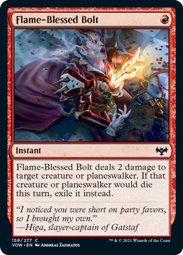 Flame-Blessed Bolt (Foil)
