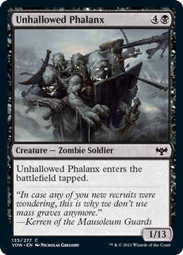 Unhallowed Phalanx (Foil)