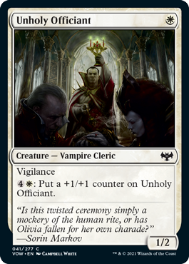 Unholy Officiant (Foil)